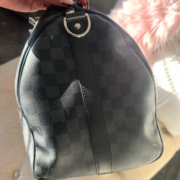 Keepall Bandoulière 45 Damier Graphite Canvas - Picture 11 of 13